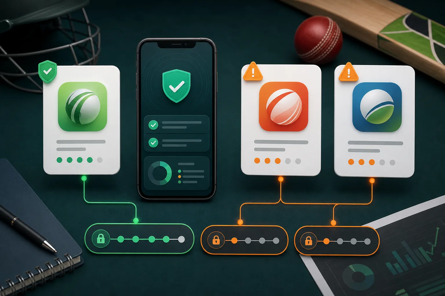 Fantasy cricket app contest screen preview